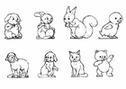 Dibujos para colorear Animales