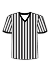 Dibujos para colorear camiseta de árbitro