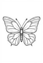dibujo-para-colorear mariposa