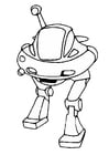 Dibujos para colorear Robot