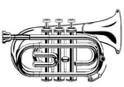 Dibujos para colorear Trompeta