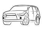 Dibujos para colorear vehículo todoterreno