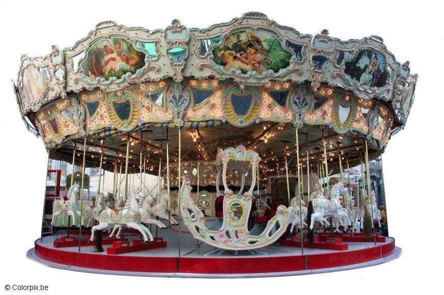carrusel de caballitos Foto carrusel de caballitos