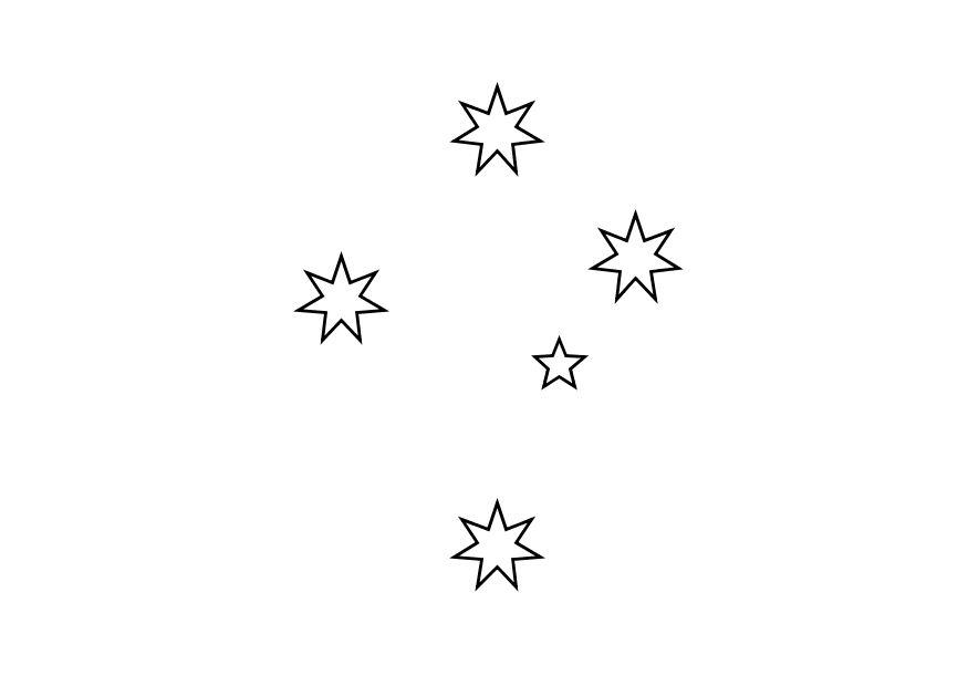 estrellas Dibujo para colorear estrellas