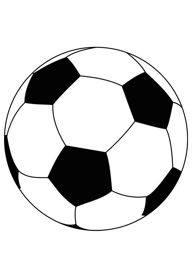 pelota de fAºtbol Dibujo para colorear pelota de fAºtbol