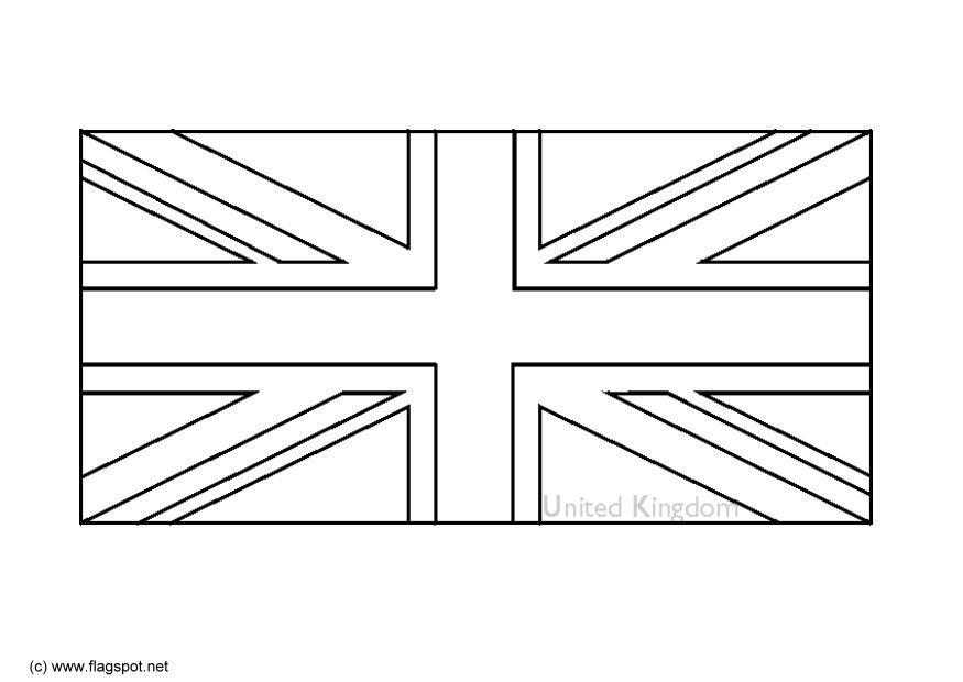 reino unido Dibujo para colorear reino unido