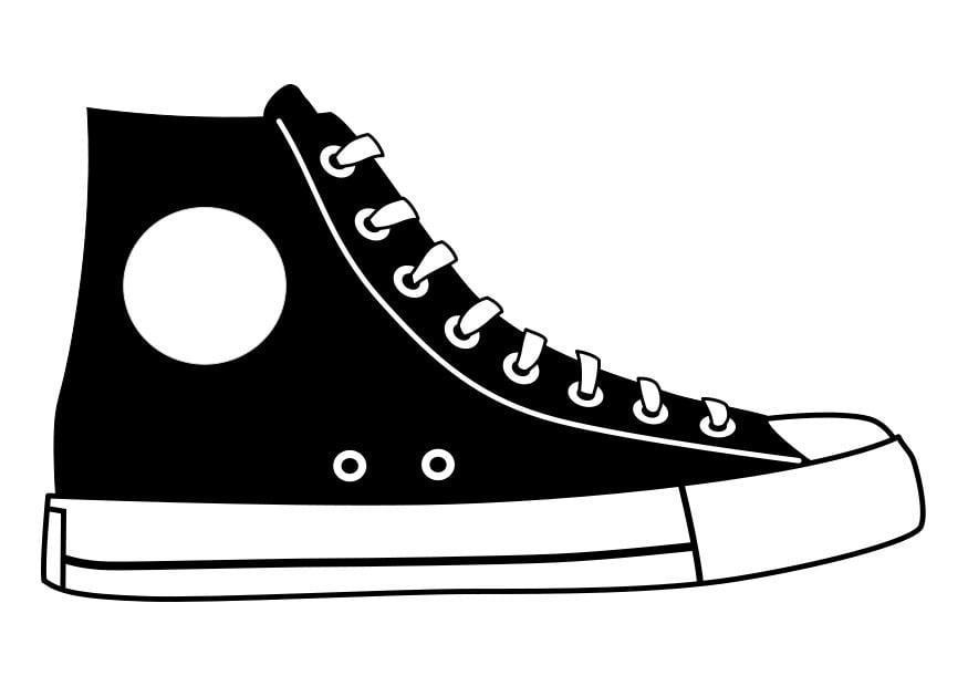 Dibujo para colorear zapato - Dibujos Para Imprimir Gratis - Img 27155